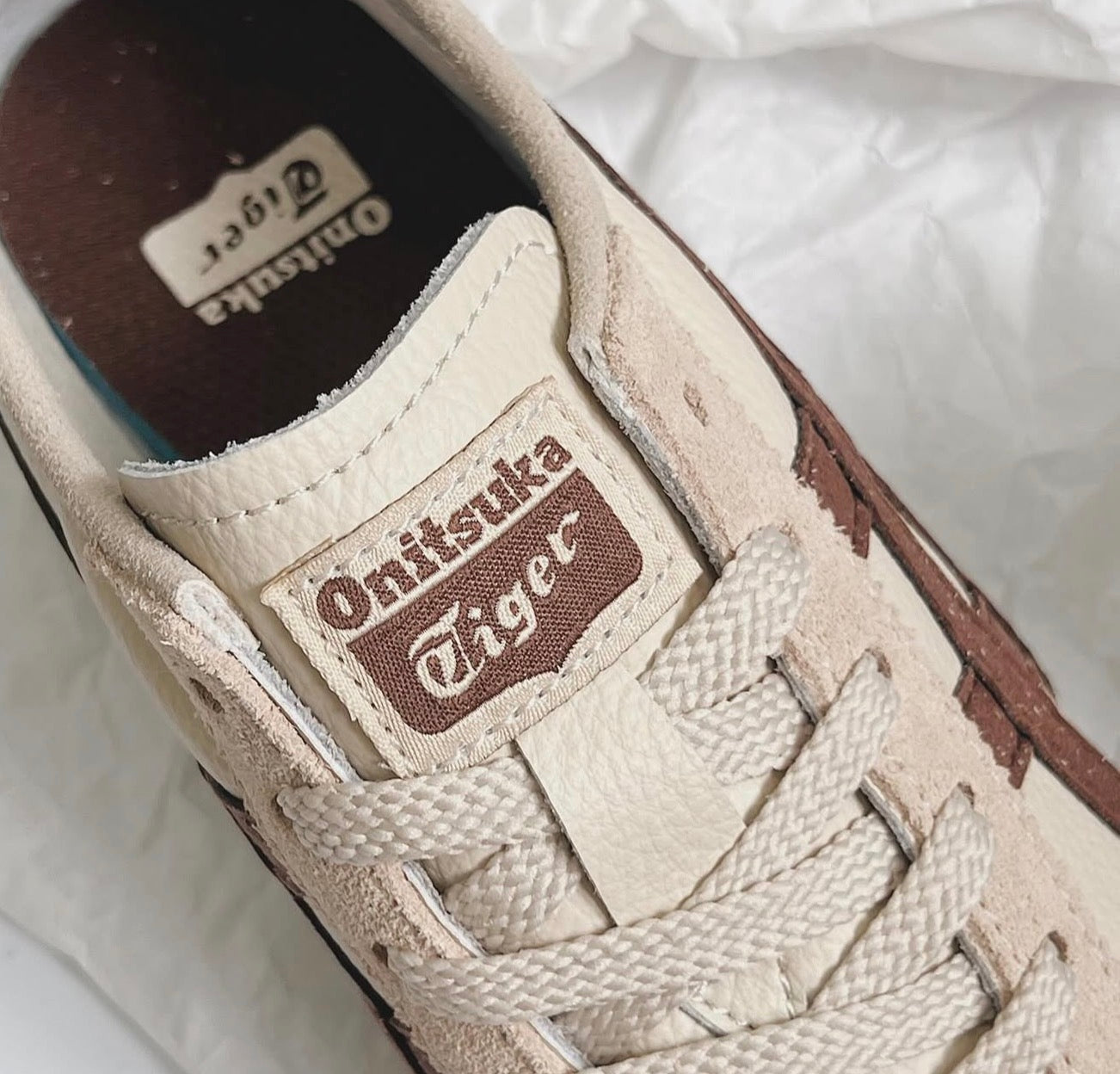 WMNs Mexico 66 Lace Up Vintage Cream Brown