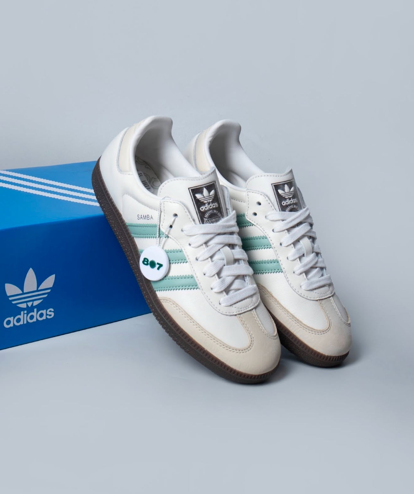 Samba Trainers Hazy white Green