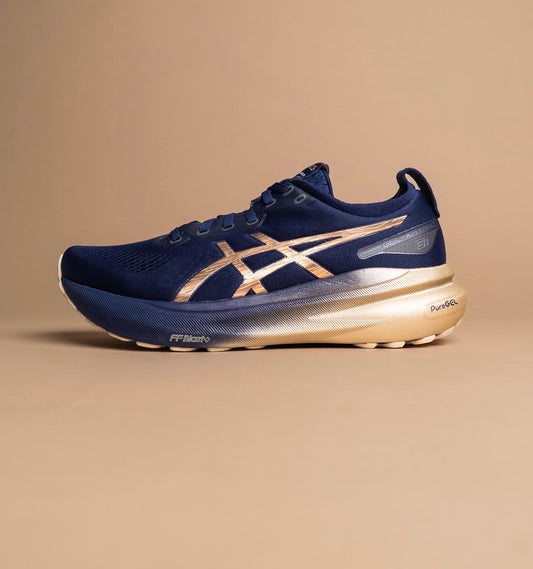 Gel-Kayano 31 Platinum Blue Expanse Champagne
