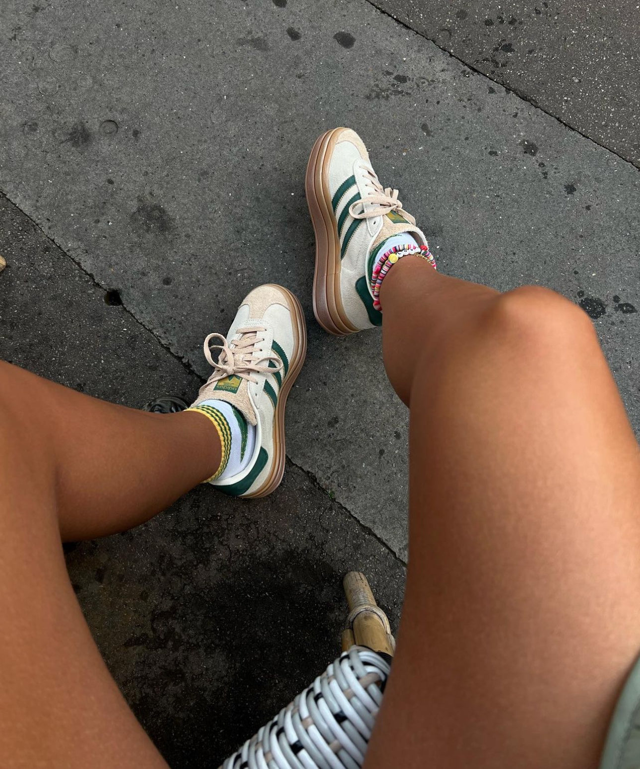 WMNs Gazelle Bold Cream Collegiate Green