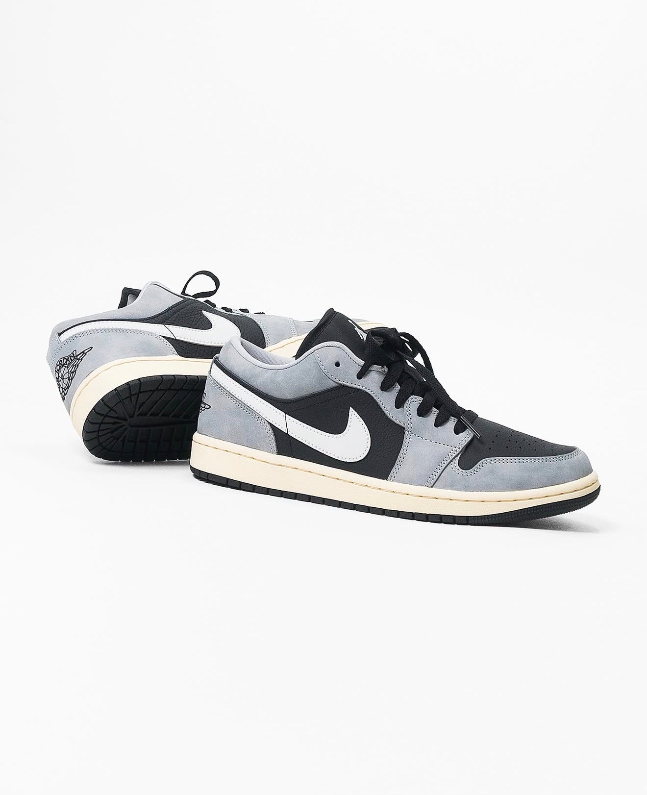 Air Jordan 1 Low Light Smoke Grey Off Noir