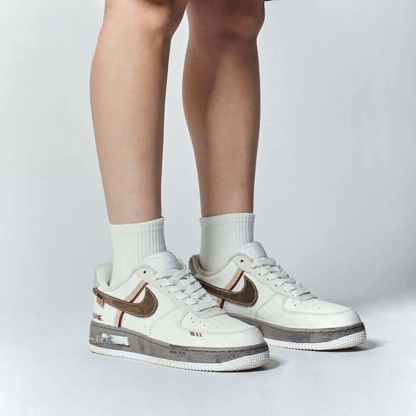 Airforce 1 Low Fog Wrapped x Panda Prank