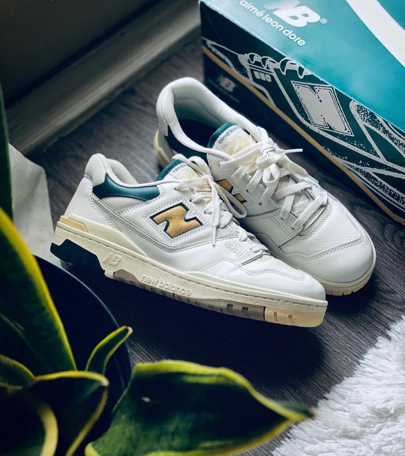 WMNs New Balance 550 Aime Leon Dore “ Natural Green “