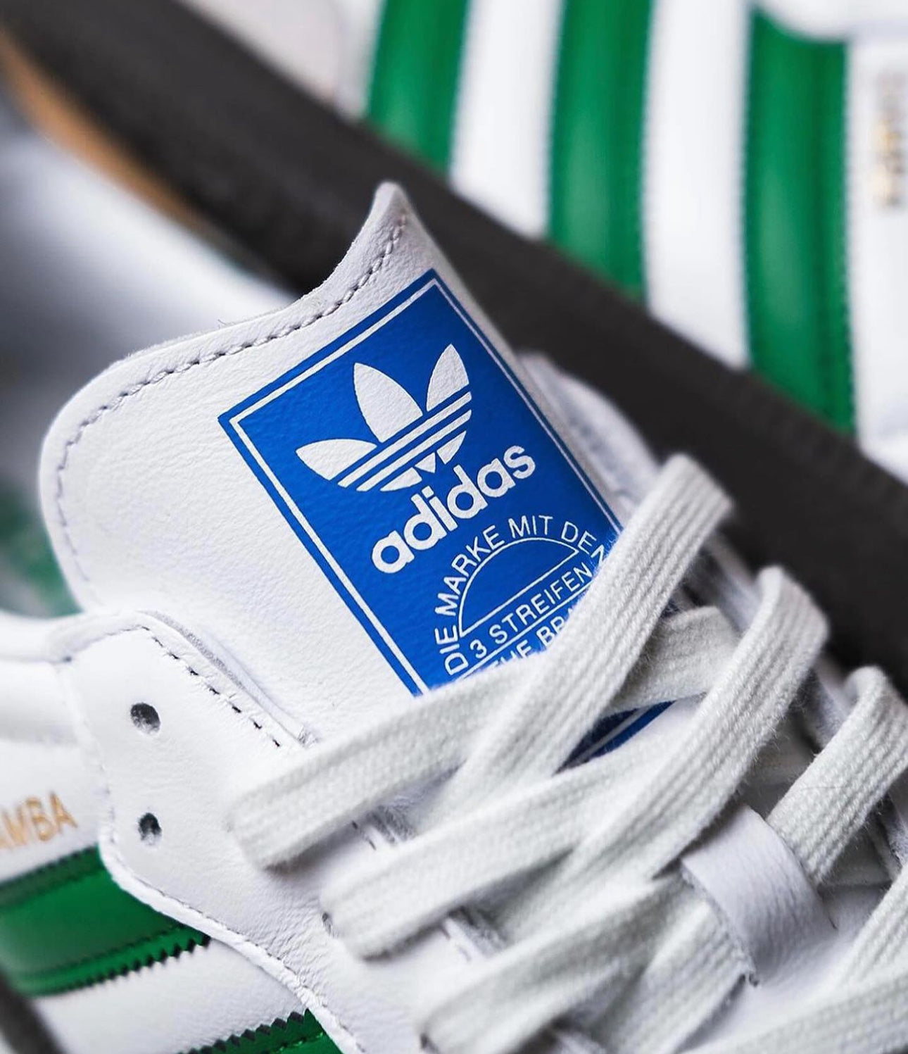 Samba Trainers Vegan “ Green White “