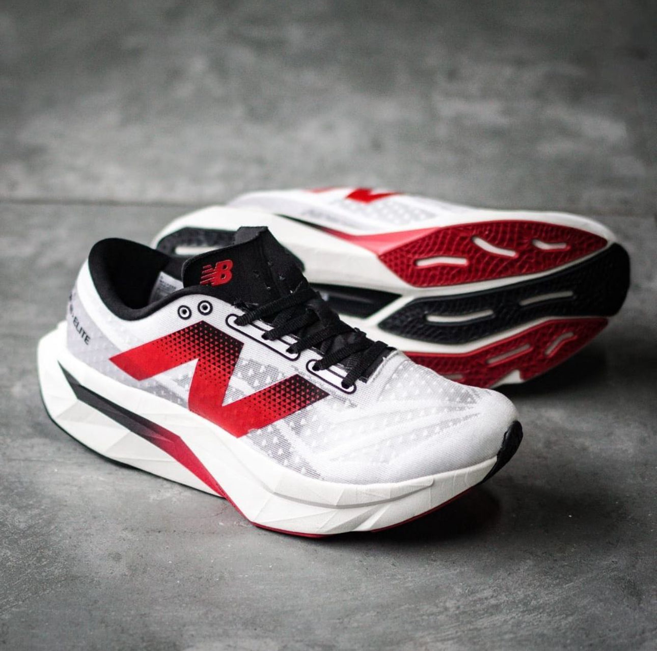 New Balance Fuel Cell SuperComp Elite V4 White Black Red