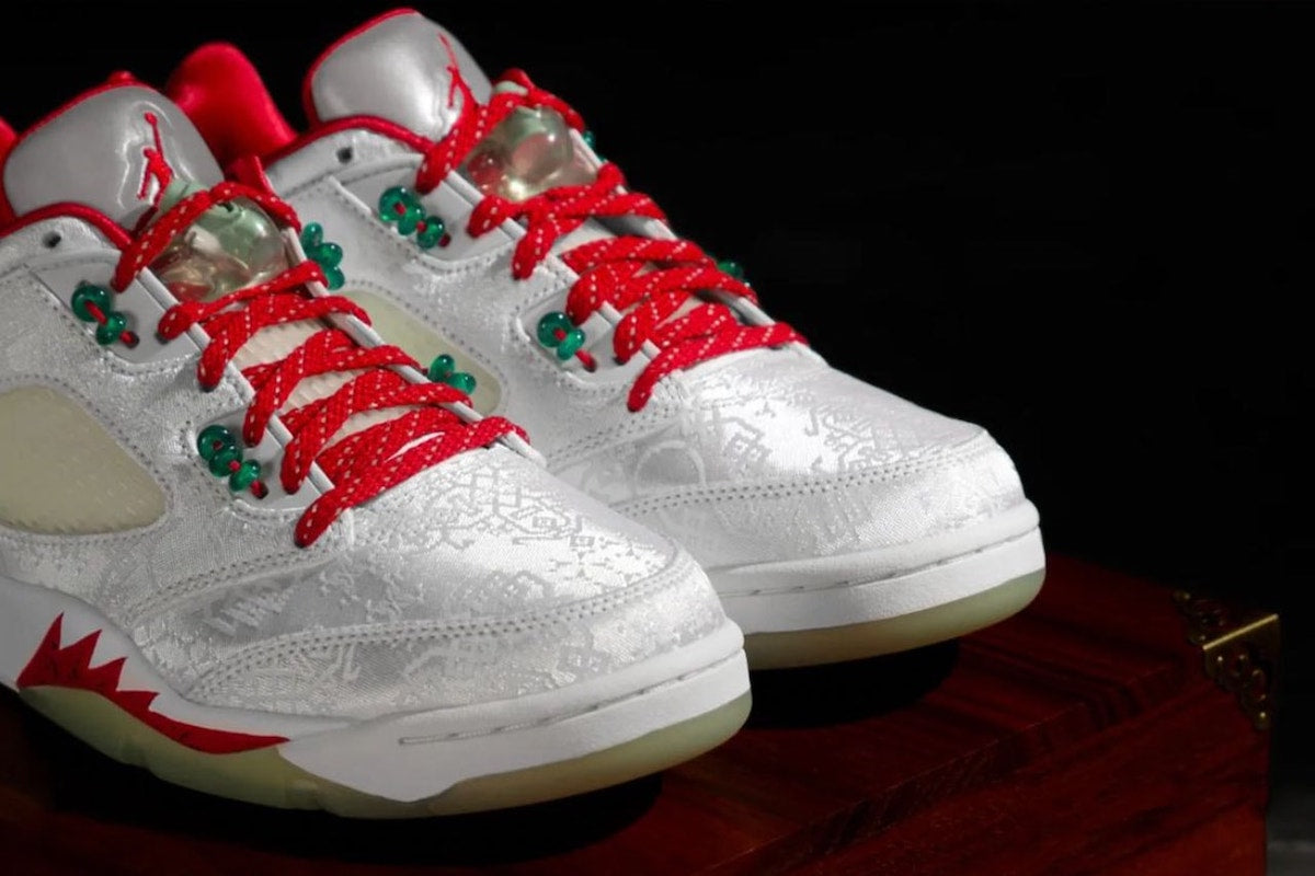 Clot x Air Jordan 5 Retro Low “ White Silk 20th Anniversary “