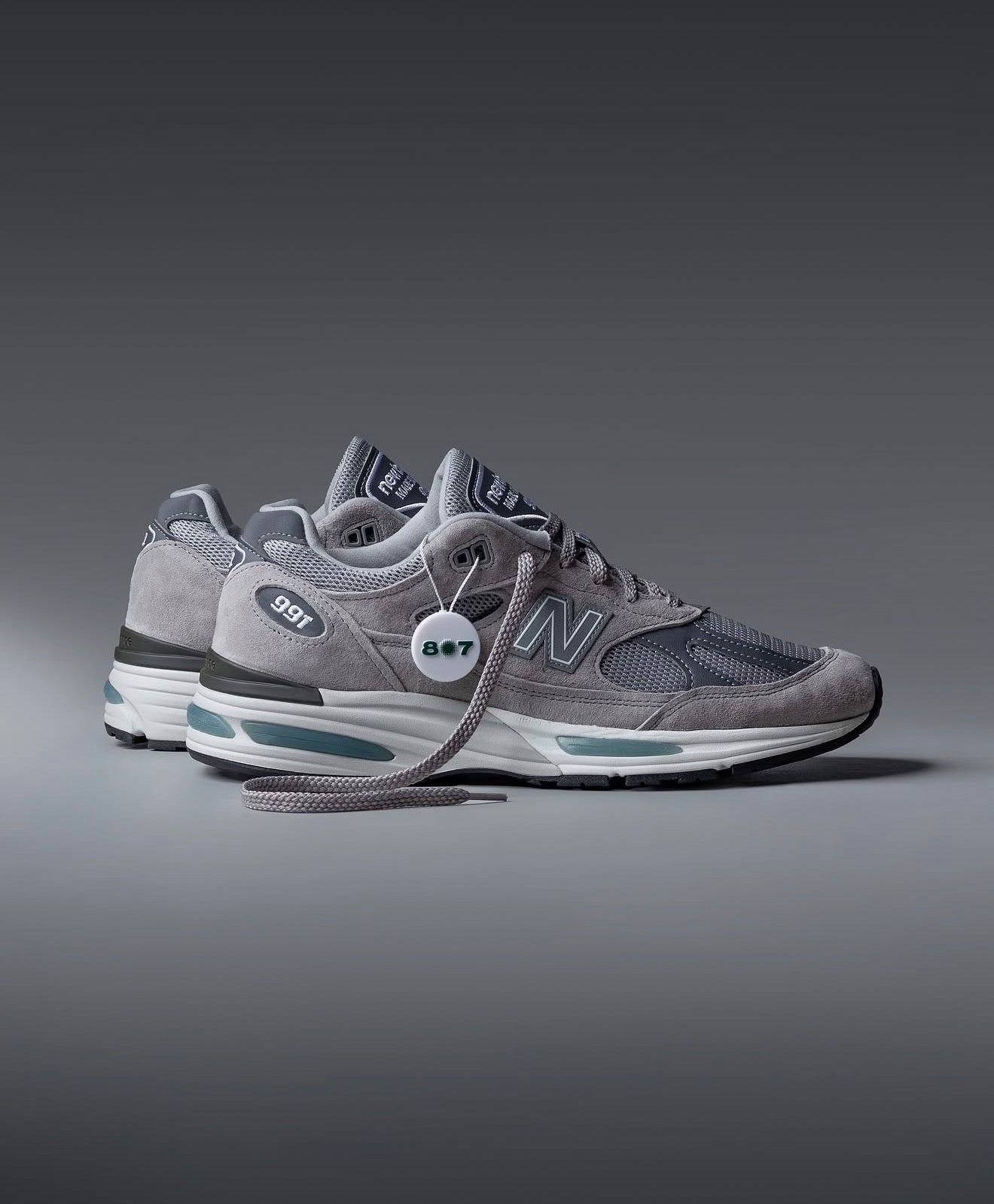 NB Balance 991v2 MiUK Rock Ridge Grey