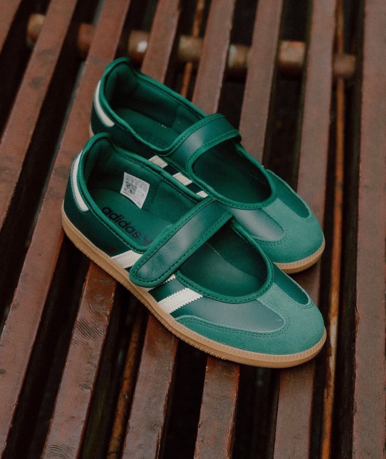 WMNs Samba Jane Green White Gum