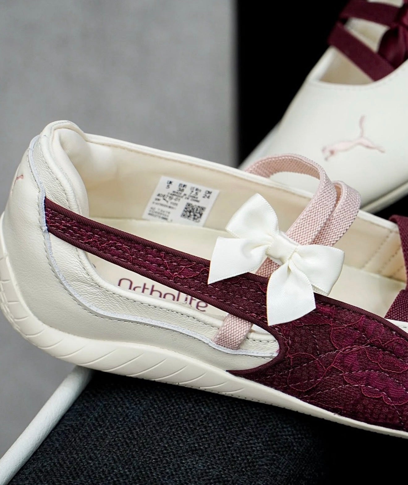 WMNs Speedcat Ballet Frosted Ivory Ruby Shimmer