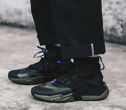 Air Huarache Gripp Black Olive Canvas