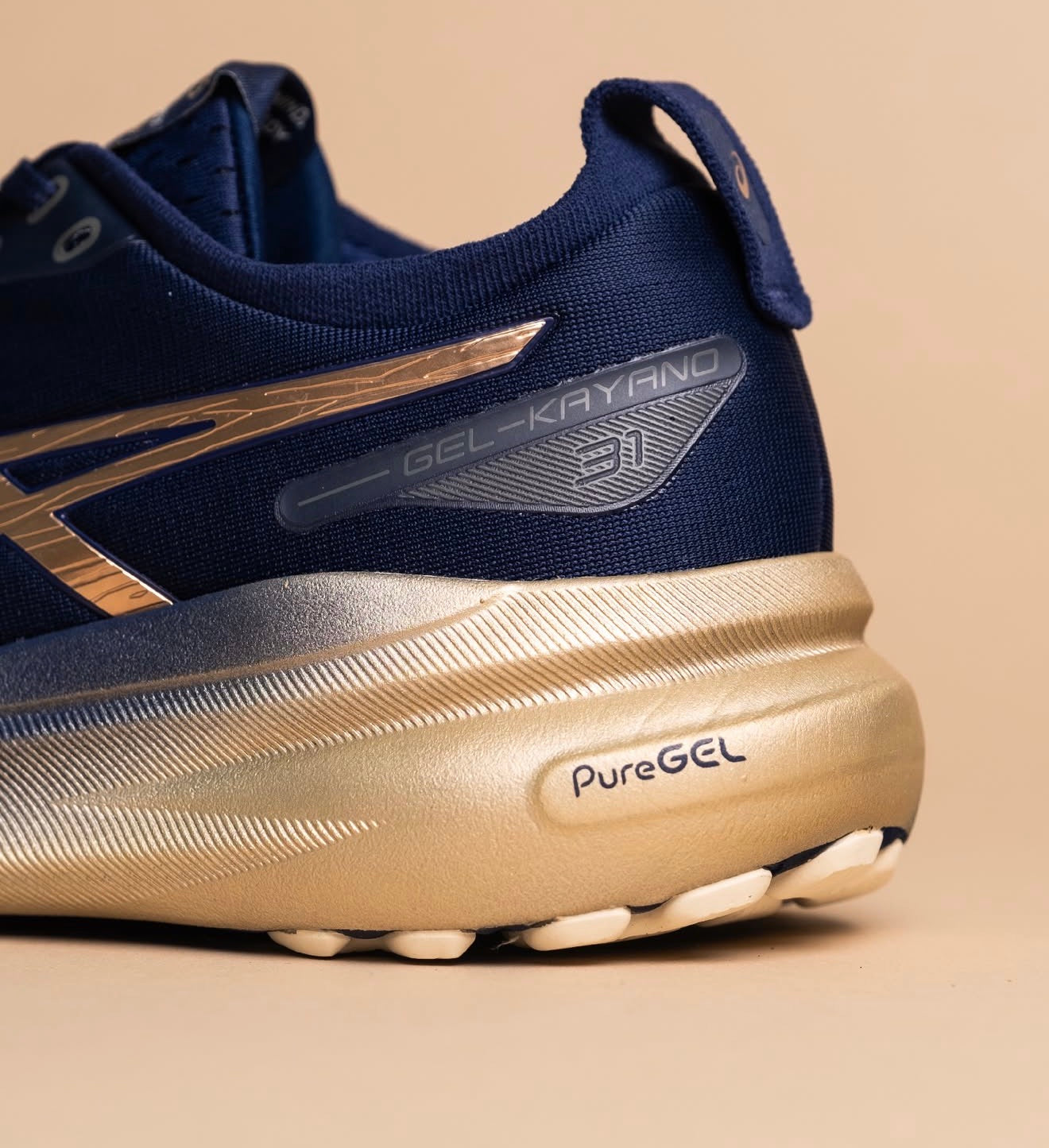 Gel-Kayano 31 Platinum Blue Expanse Champagne