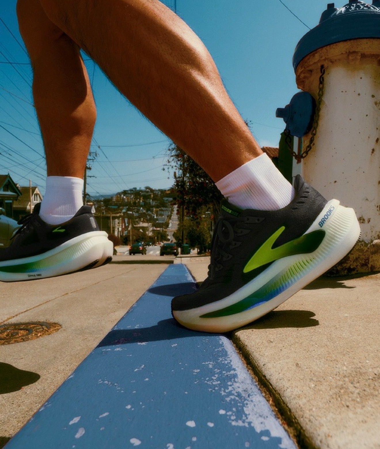 Brooks Glycerin Max 2 Phantom White Green Gecko