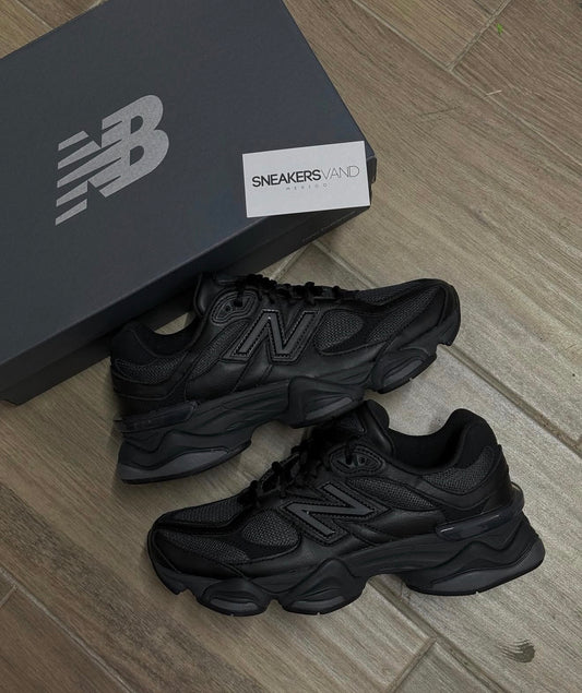 NB Balance 9060 Triple Black Leather