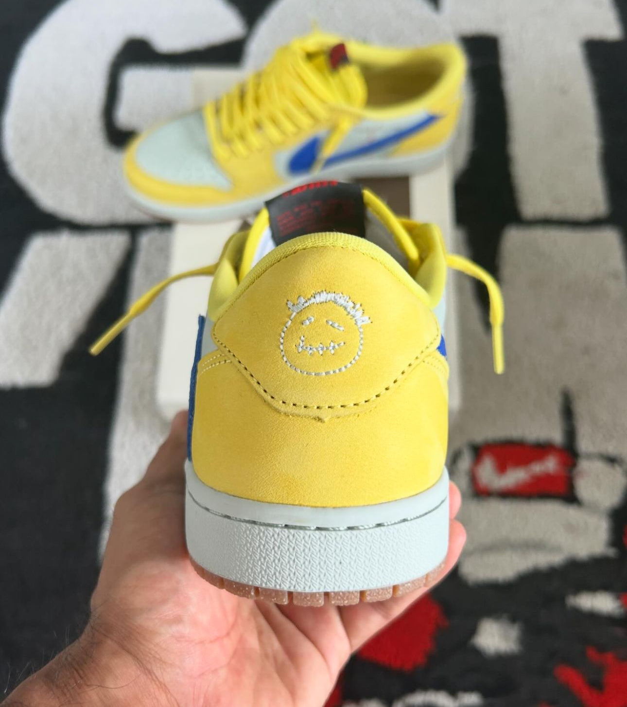 Air Jordan 1 Low Travis Scott Canary