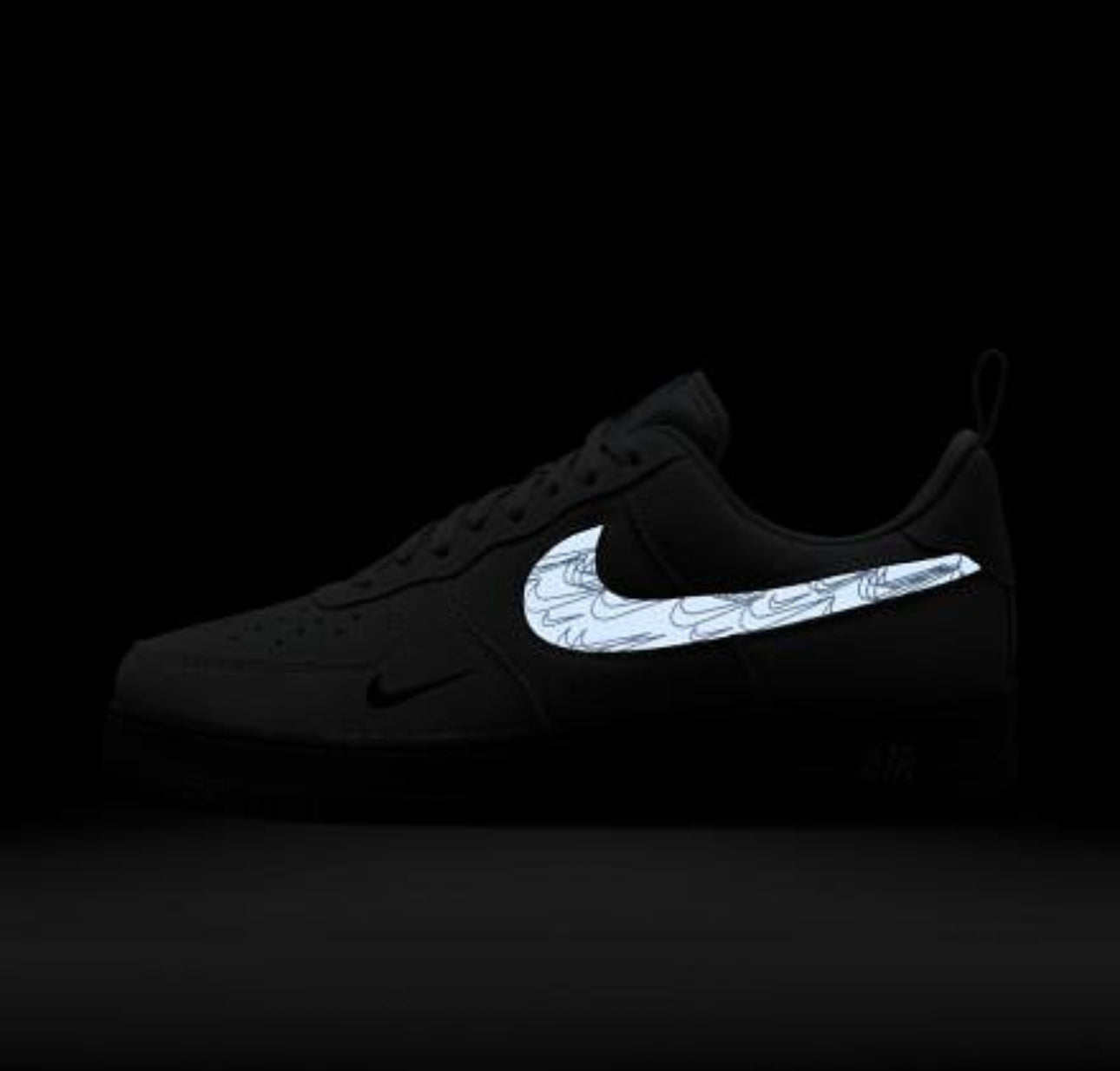 Airforce 1 Low '07 LV8 Reflective Swoosh Cool Grey