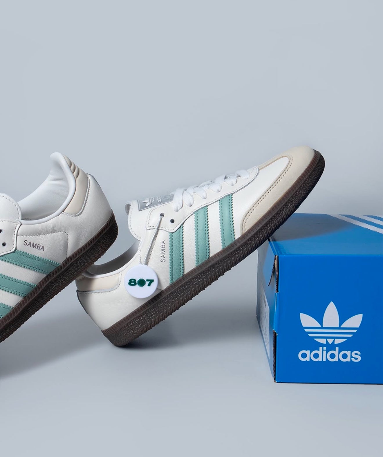 Samba Trainers Hazy white Green