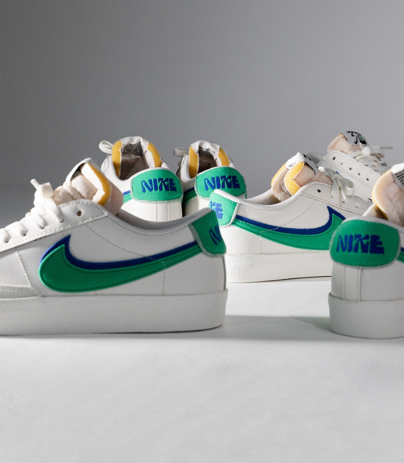 Blazer Low 72 Double Swoosh “ Sail Green Blue “