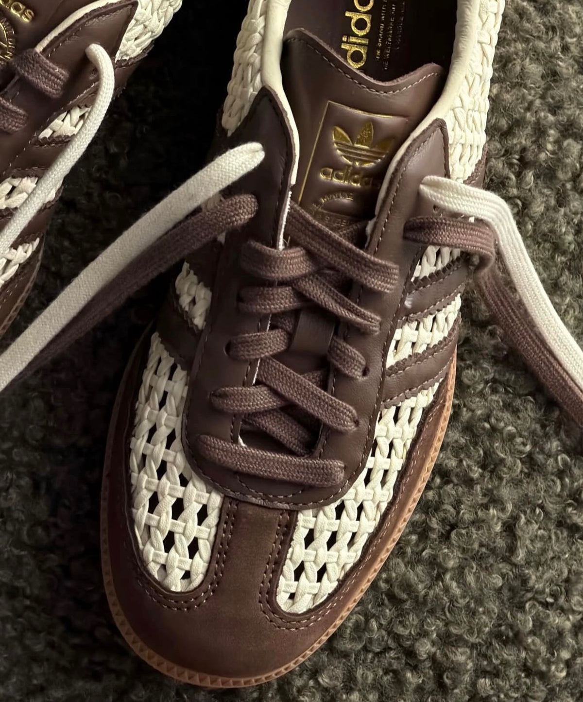 Samba OG Basketweave Cream White Earth Strata