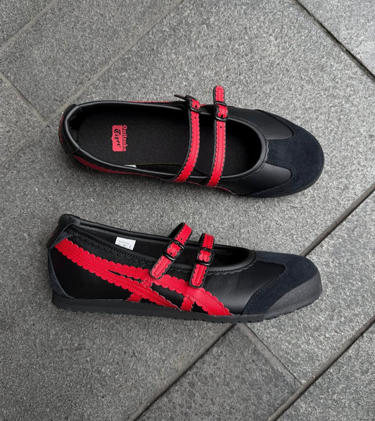 WMNs Tiger Mexico 66 TGRS Black Classic Red