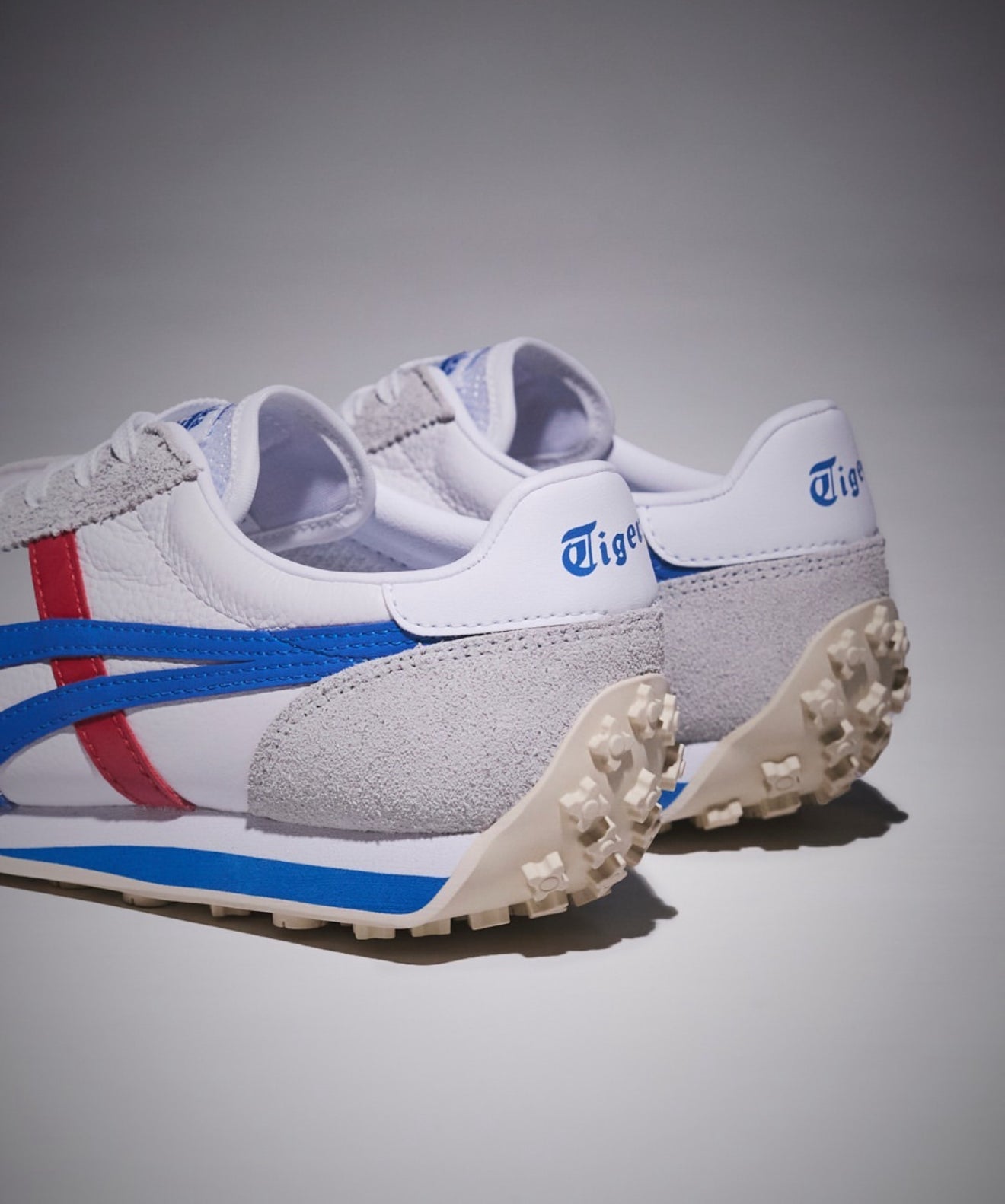 EDR 78 Lace Up White Directoire Blue Red