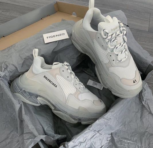 Balenciaga Triple S Clear Sole White