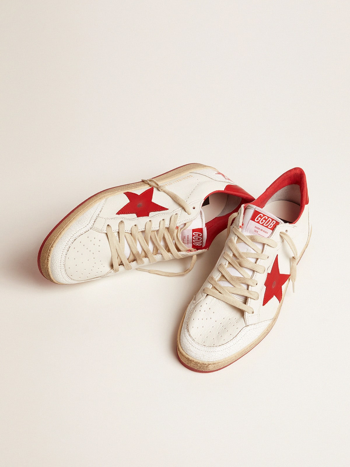 GG Goose Ball Star Sneaker Red