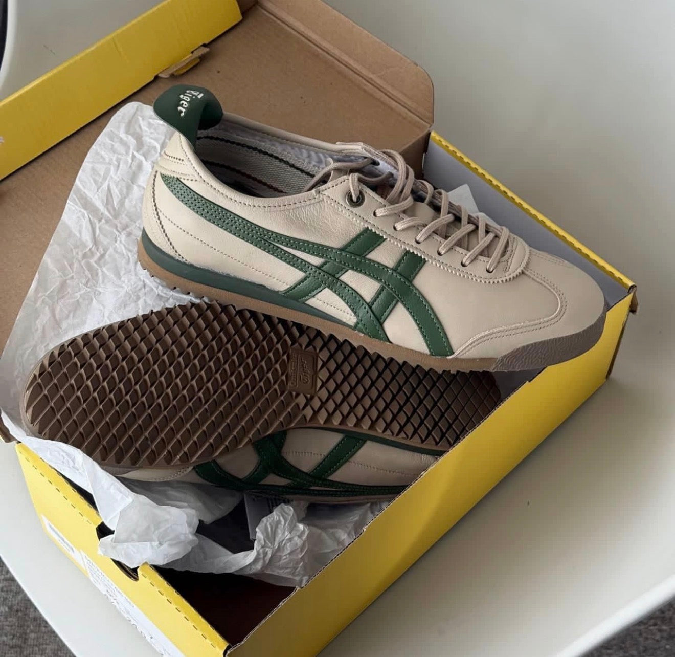 Mexico 66 SD Lace Up Beige Green