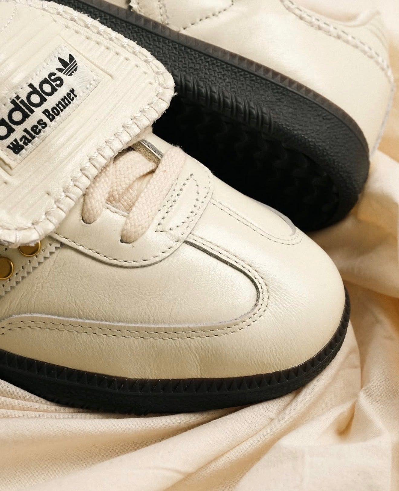 Samba Wales Bonner Studded Pack Cream White