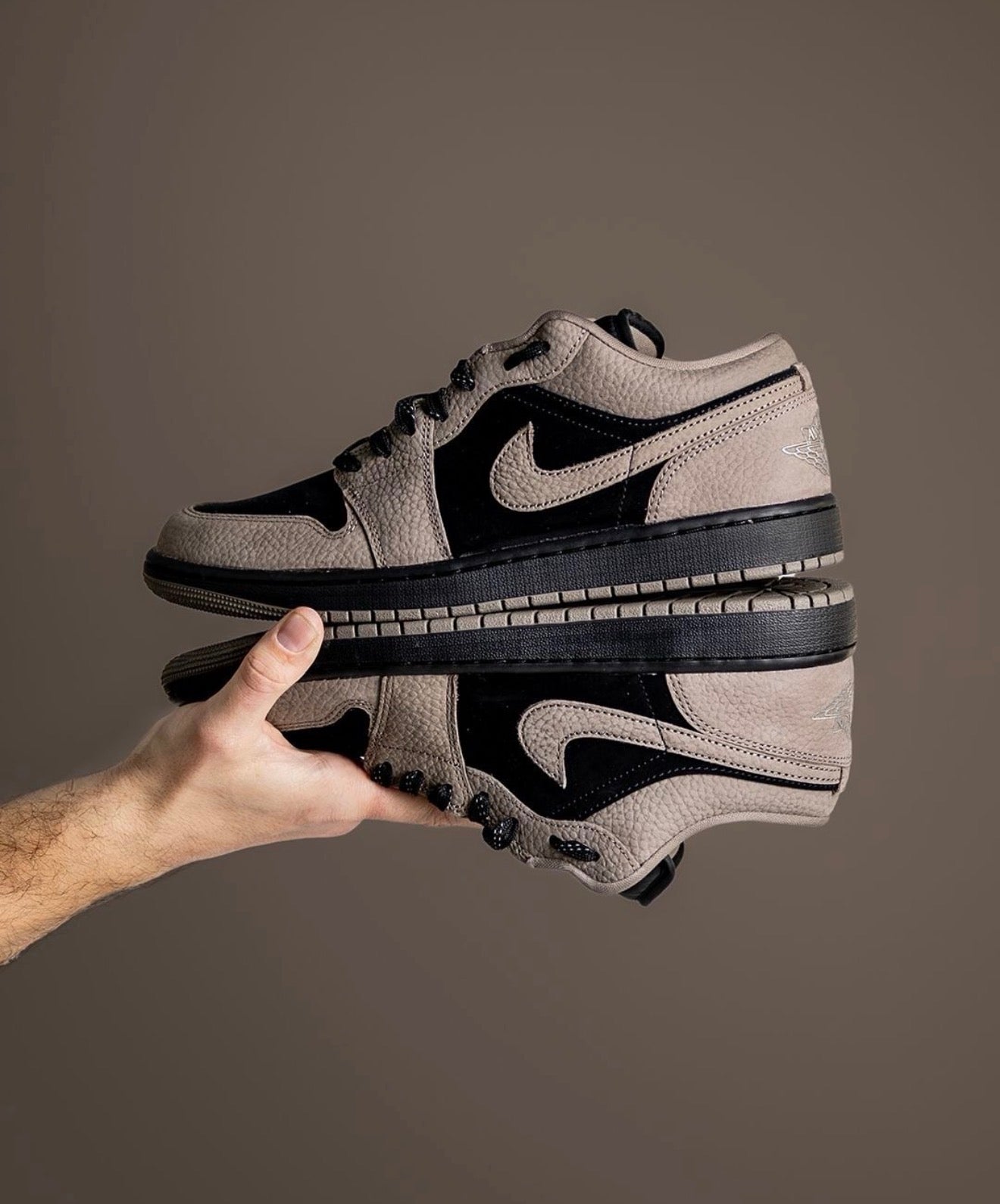 Air Jordan 1 Low Olive Grey Black