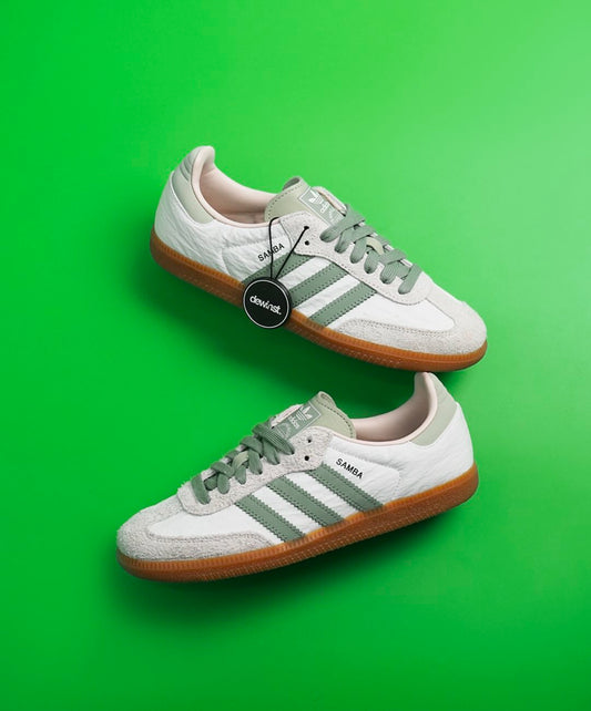 Samba OG White Silver Green