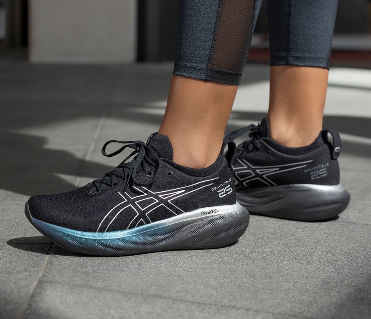 Asics Gel Nimbus 25 “ Platinum Black “