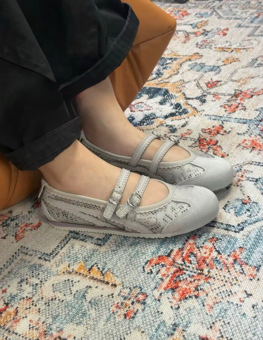 WMNs Mexico 66 TGRS Jacquard Mesh Oyster Grey