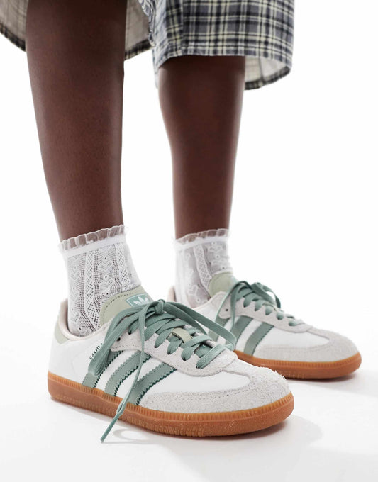 WMNs Samba OG Silver Green Putty Mauve