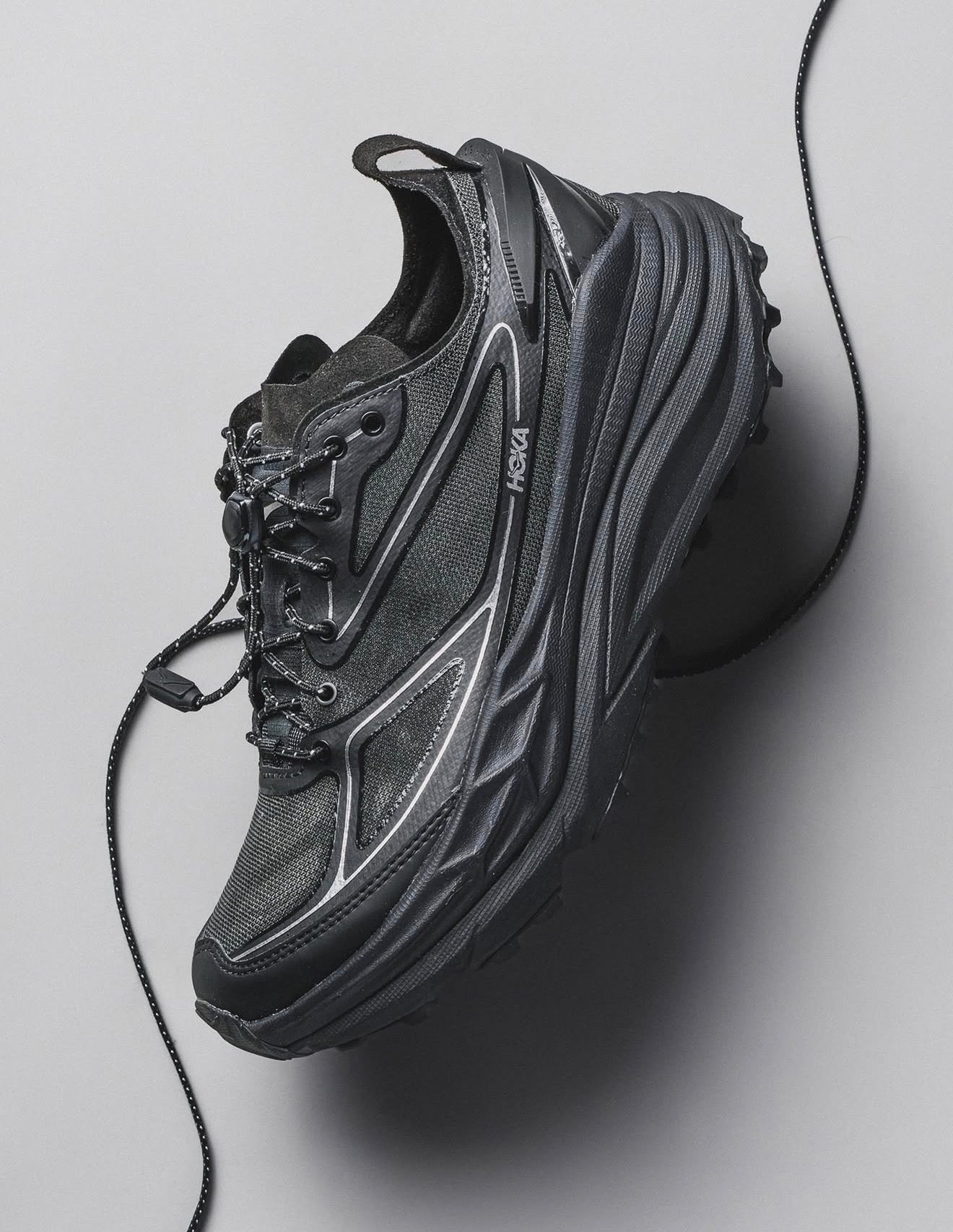 Hoka One One Stinson One7 Black Silver