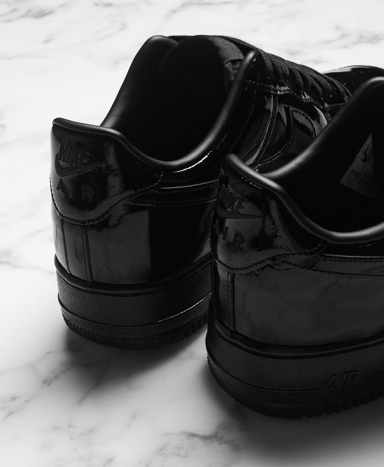 Airforce 1 Low Patent Leather Triple Black