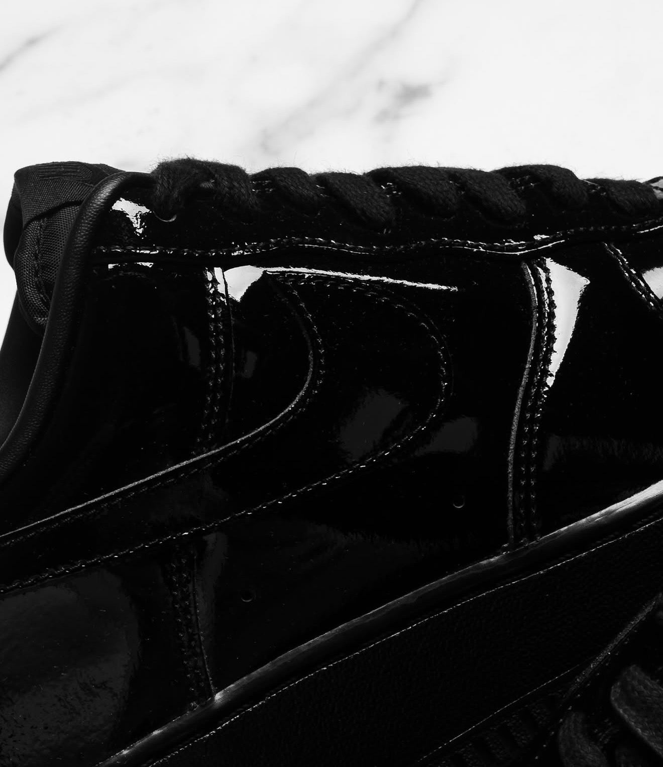 Airforce 1 Low Patent Leather Triple Black