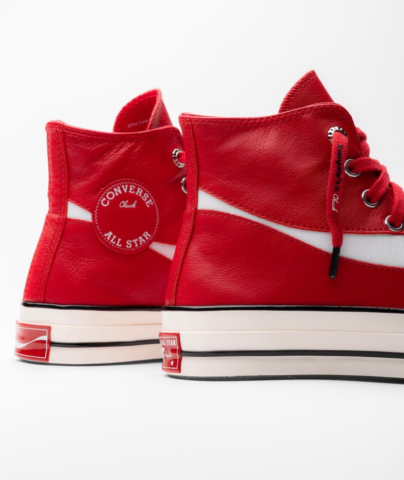 Converse Chuck 70 Hi Coca-Cola Racing Red Leather