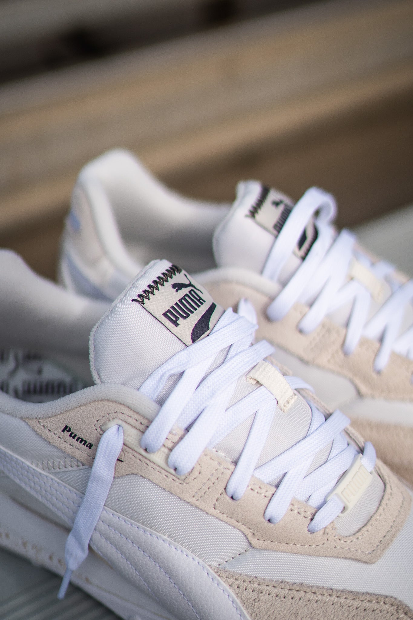 Puma blktop rider “White-Cream”