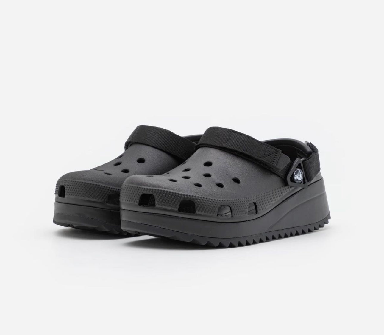 Crocs Classic Hiker Clogs All Black