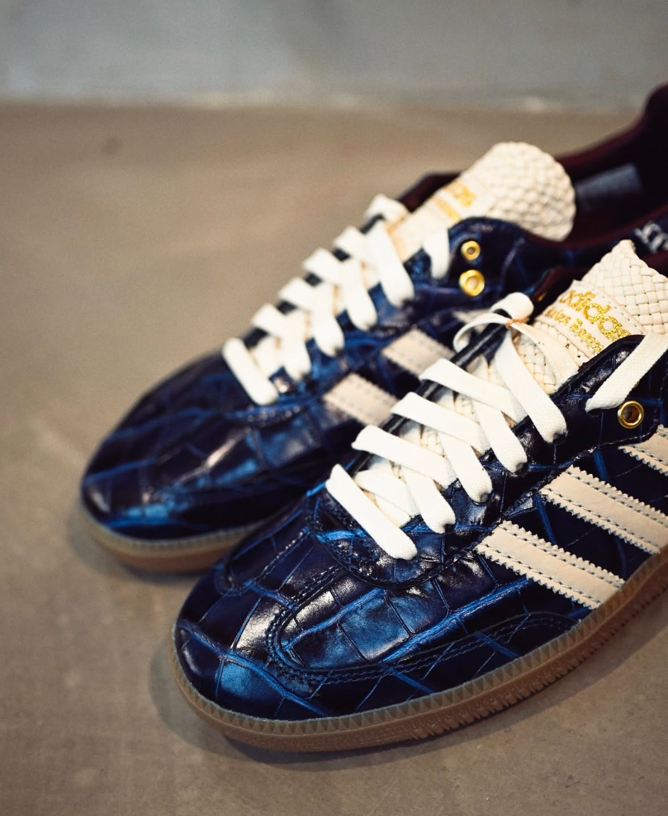 Wales Bonner x Samba Croc Navy