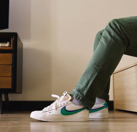 Blazer Low 72 Double Swoosh “ Sail Green Blue “