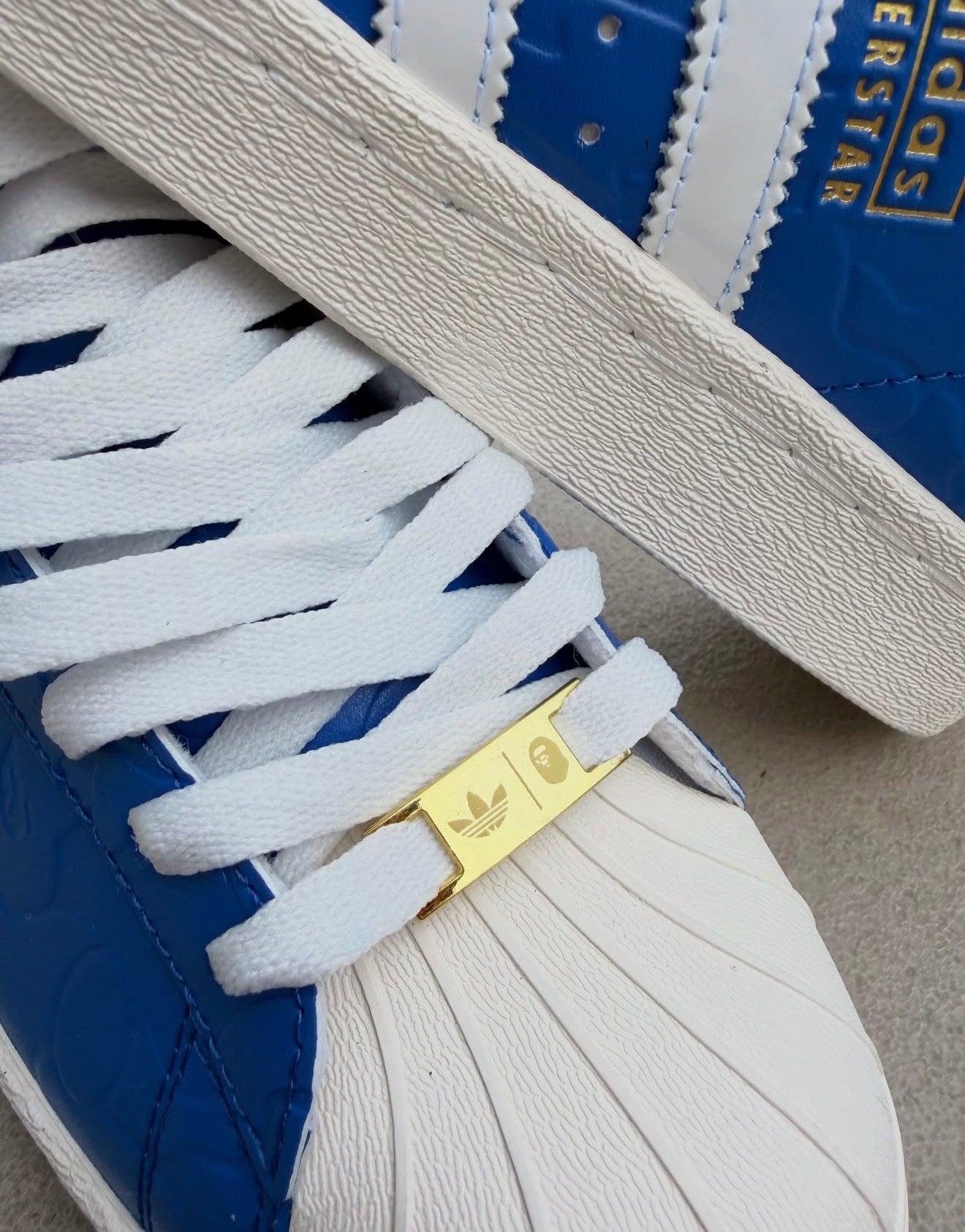 Superstar Vintage Bape Blue White