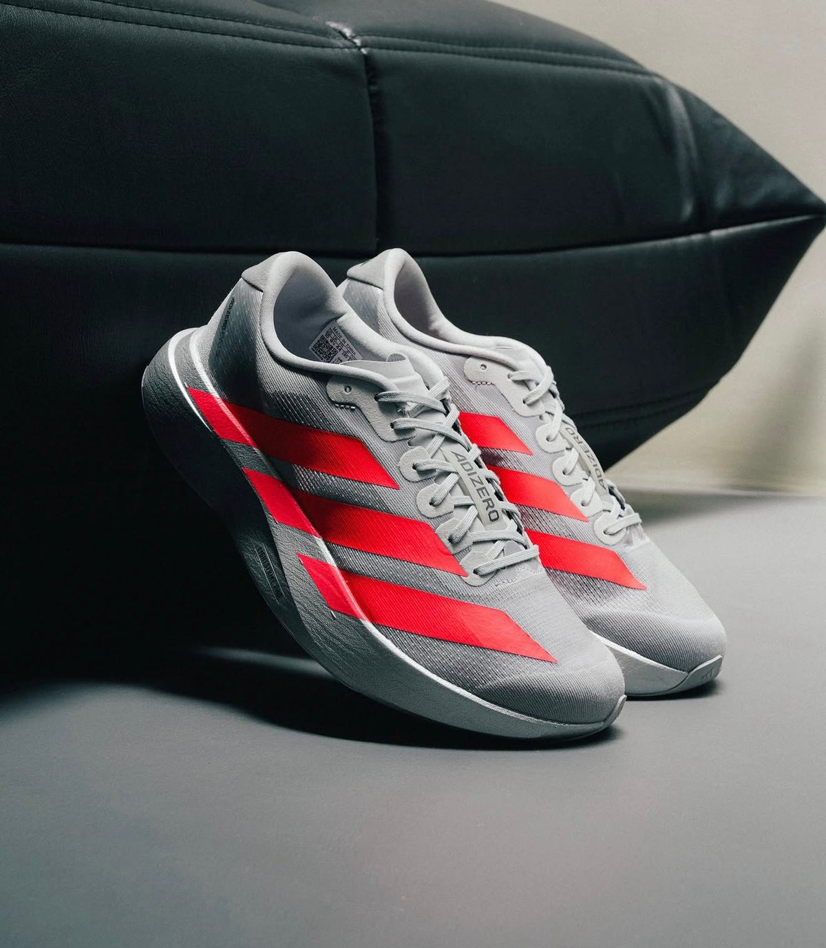 Adizero Evo SL Silver Metallic Lucid Red
