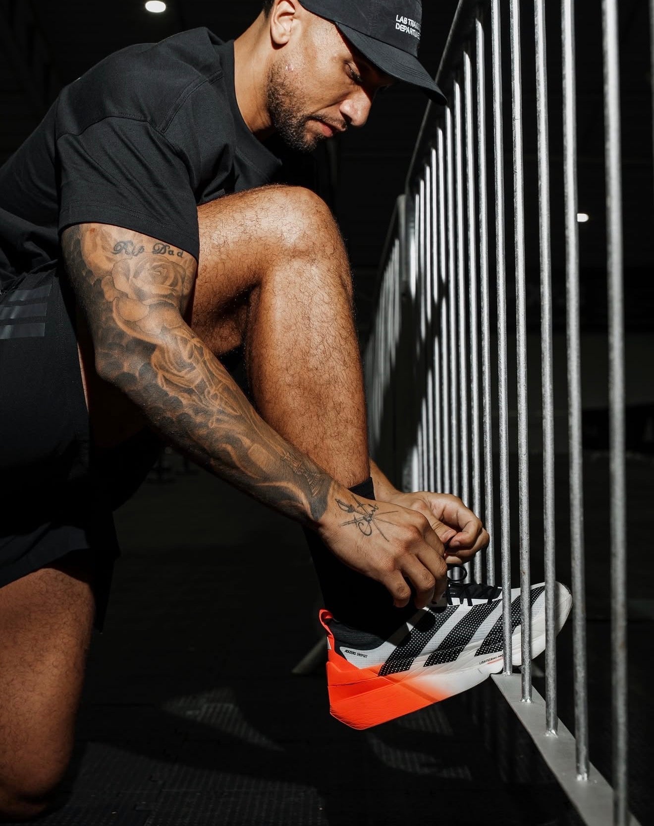 Adizero Dropset Elite Black Iron Metallic Shock Pink