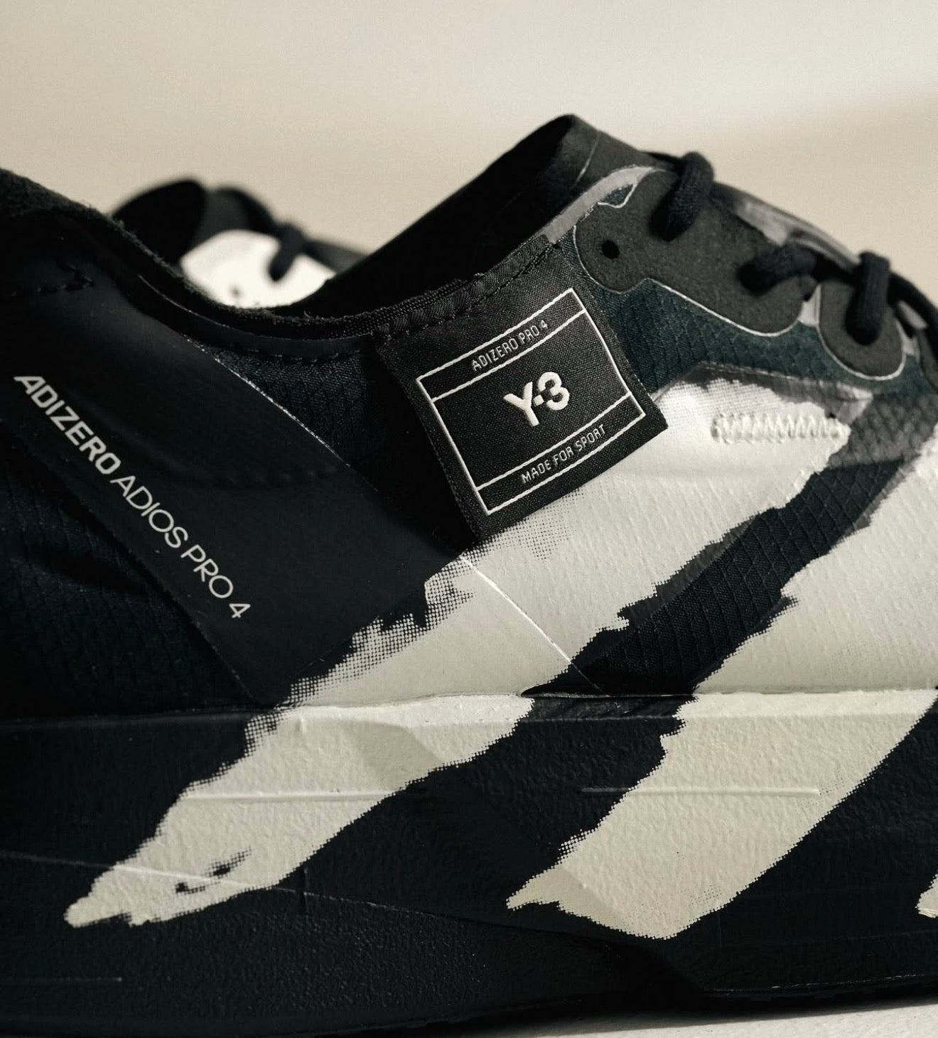 Y-3 Adios Pro 4 Black White