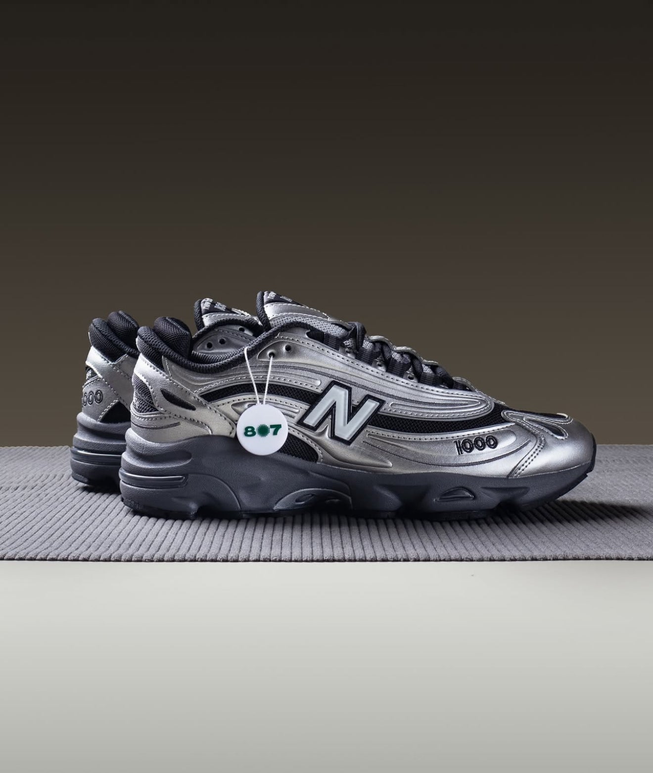NB Balance 1000 Black Silver Metallic