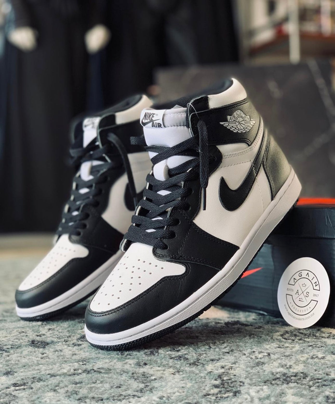 WMNS Air Jordan 1 High “ Black/White “