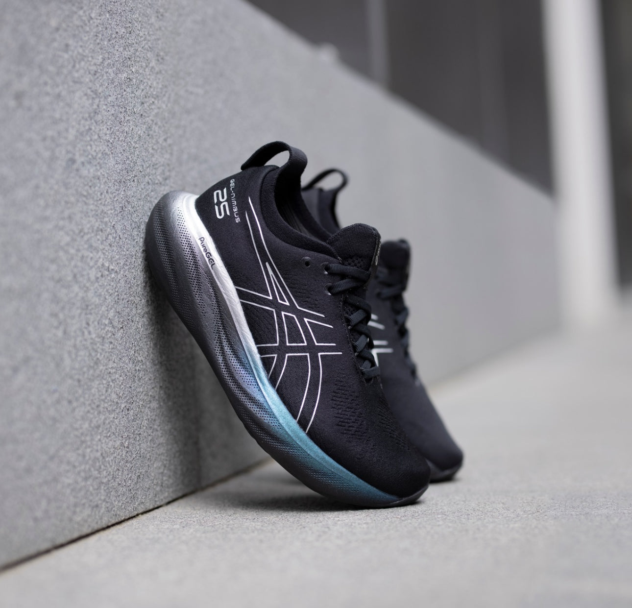 Asics Gel Nimbus 25 “ Platinum Black “