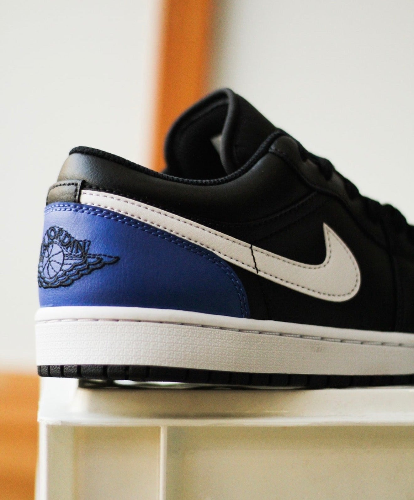 Air Jordan 1 Low Black Royal Toe