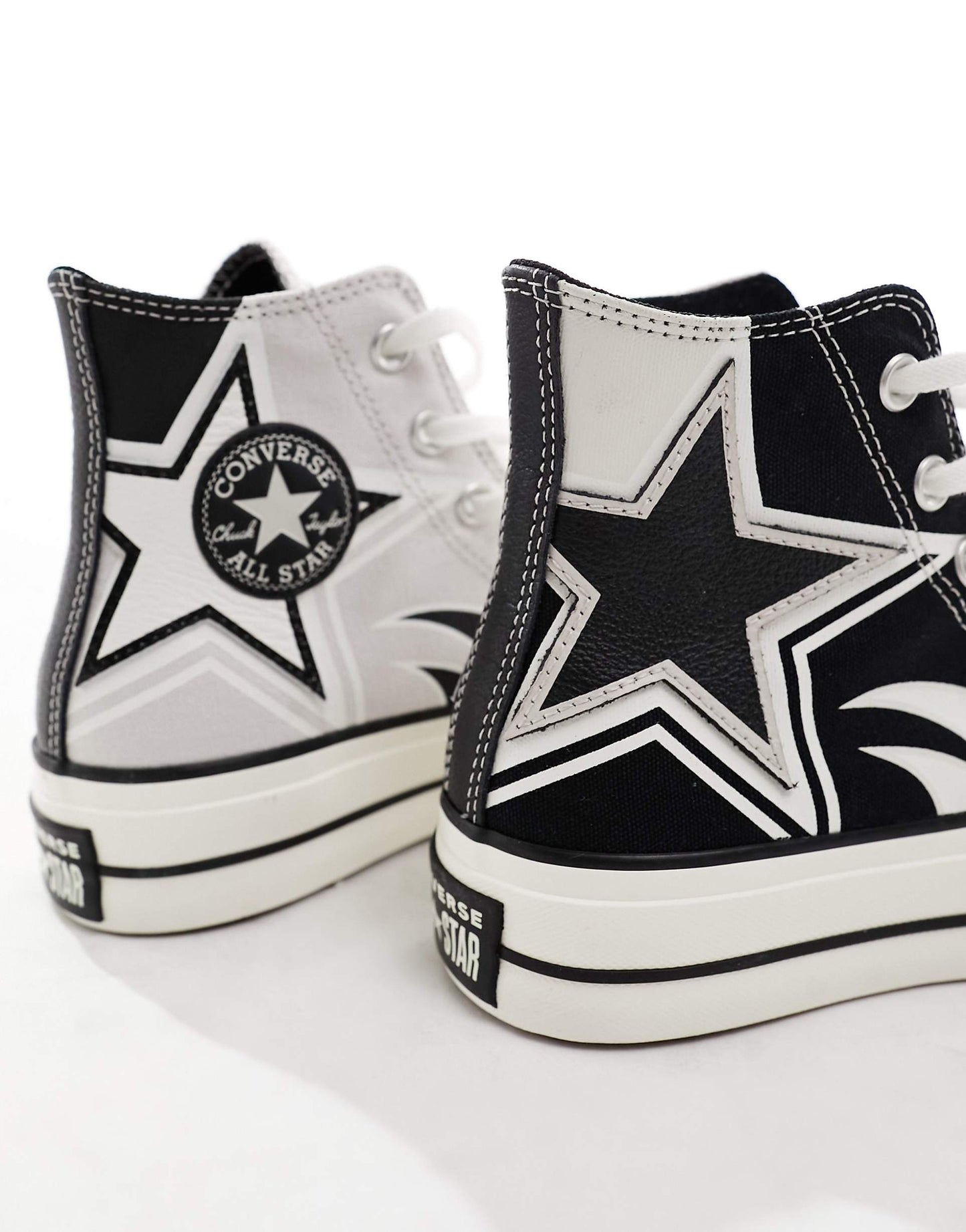 Converse Chuck Taylor All Star Lift Hi Racer Grey White Black